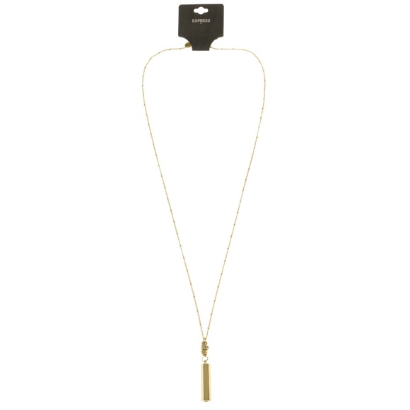 Express Jewelry - Express Pendant-Necklace Gold NWT
